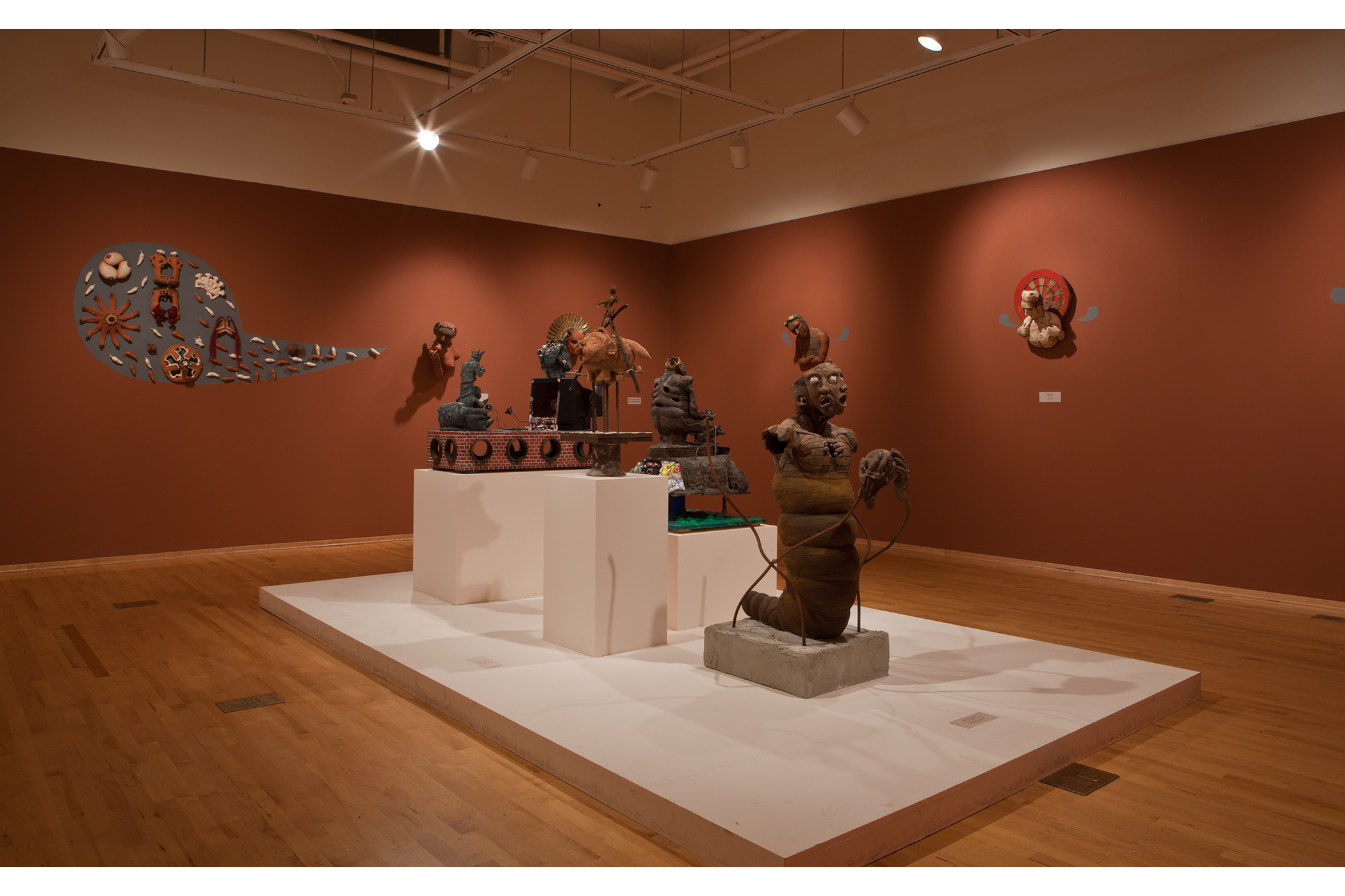 An overview shot of the gallery space.