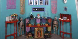 Cisneros ofrenda from exhibition