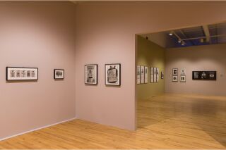 Photo of multiple gallery walls