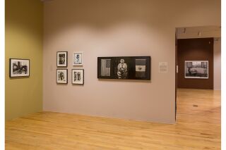 Photo of multiple gallery walls