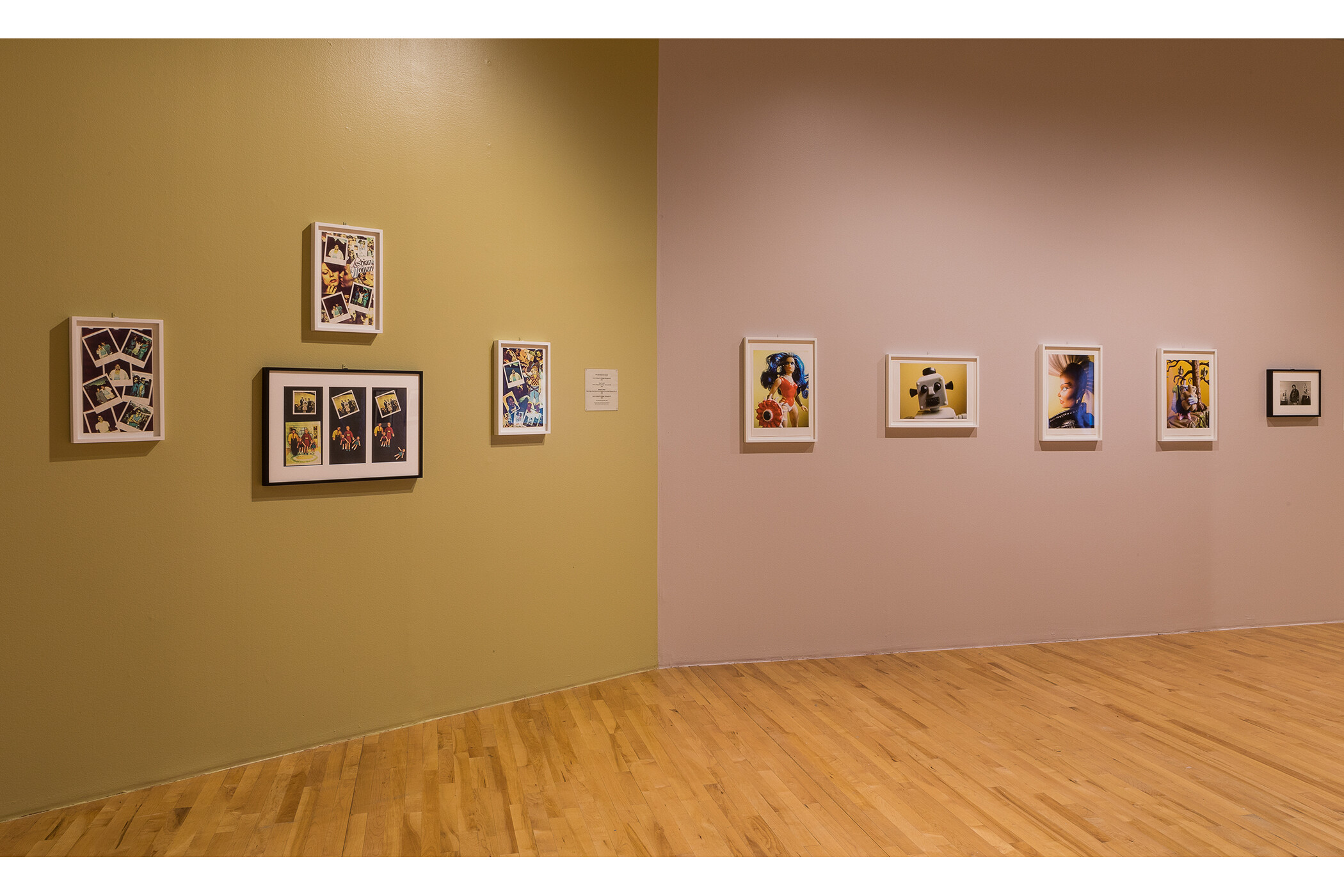 Photo of two gallery walls with nine photographs