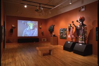Gallery shot of the African Presence in Mexico: From Yanga to Present Exhibition at the National Museum of Mexican Art