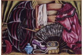 Color painting of women's accessories