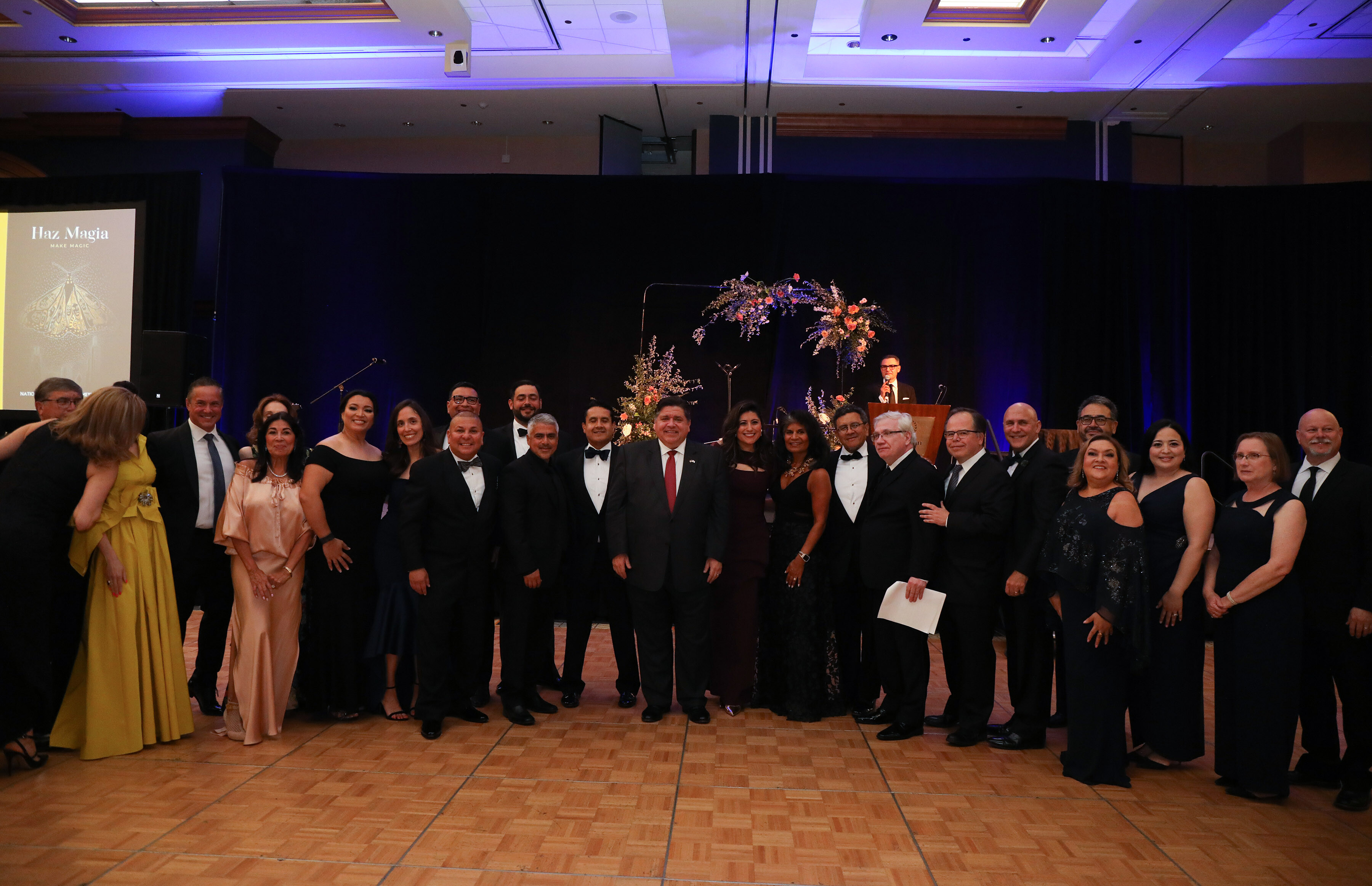 NMMA's Board of trustees with Governor Pritzker