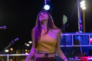 Girl Ultra Performing at the Sonido 18 Festival