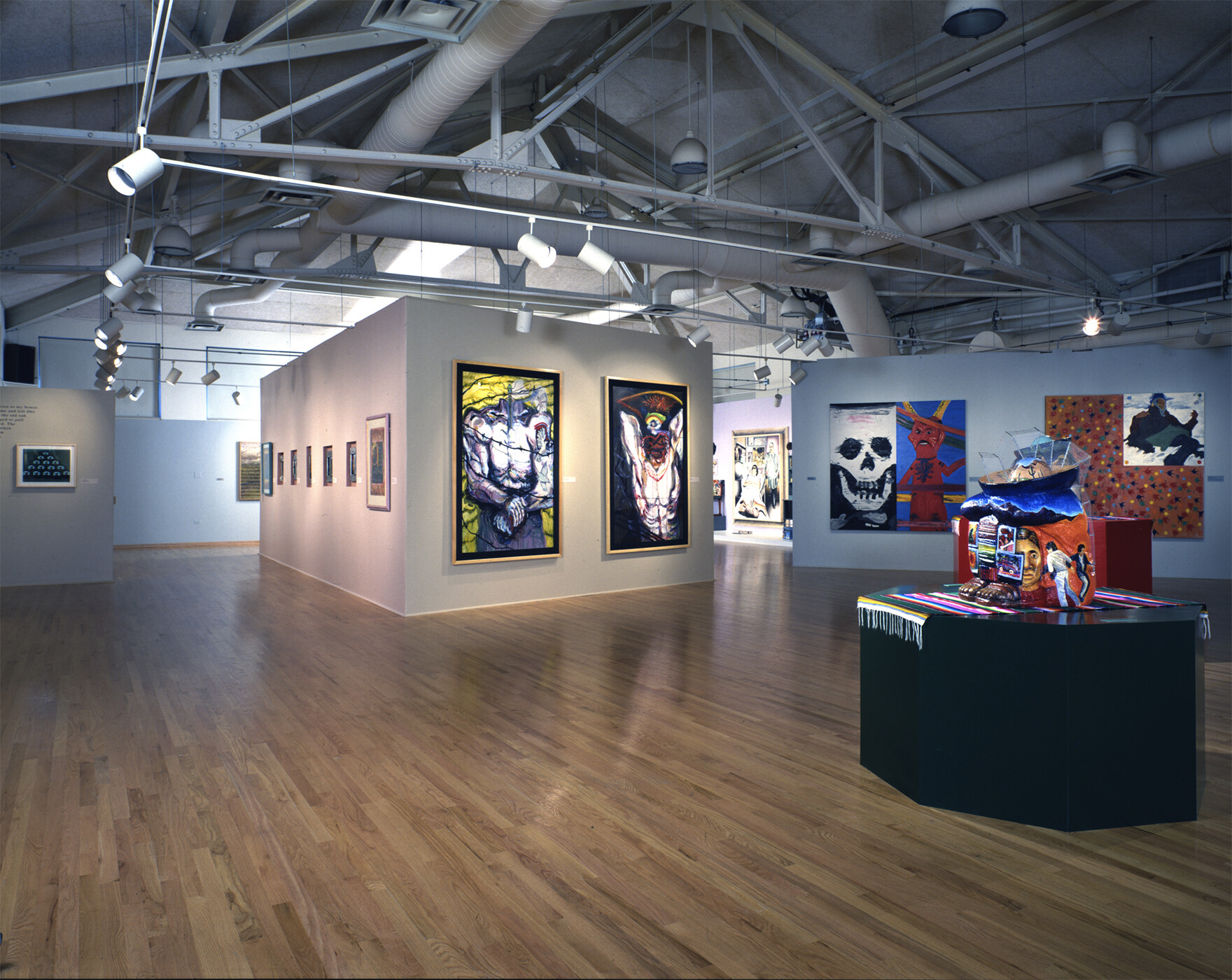 An overview shot of the gallery space.