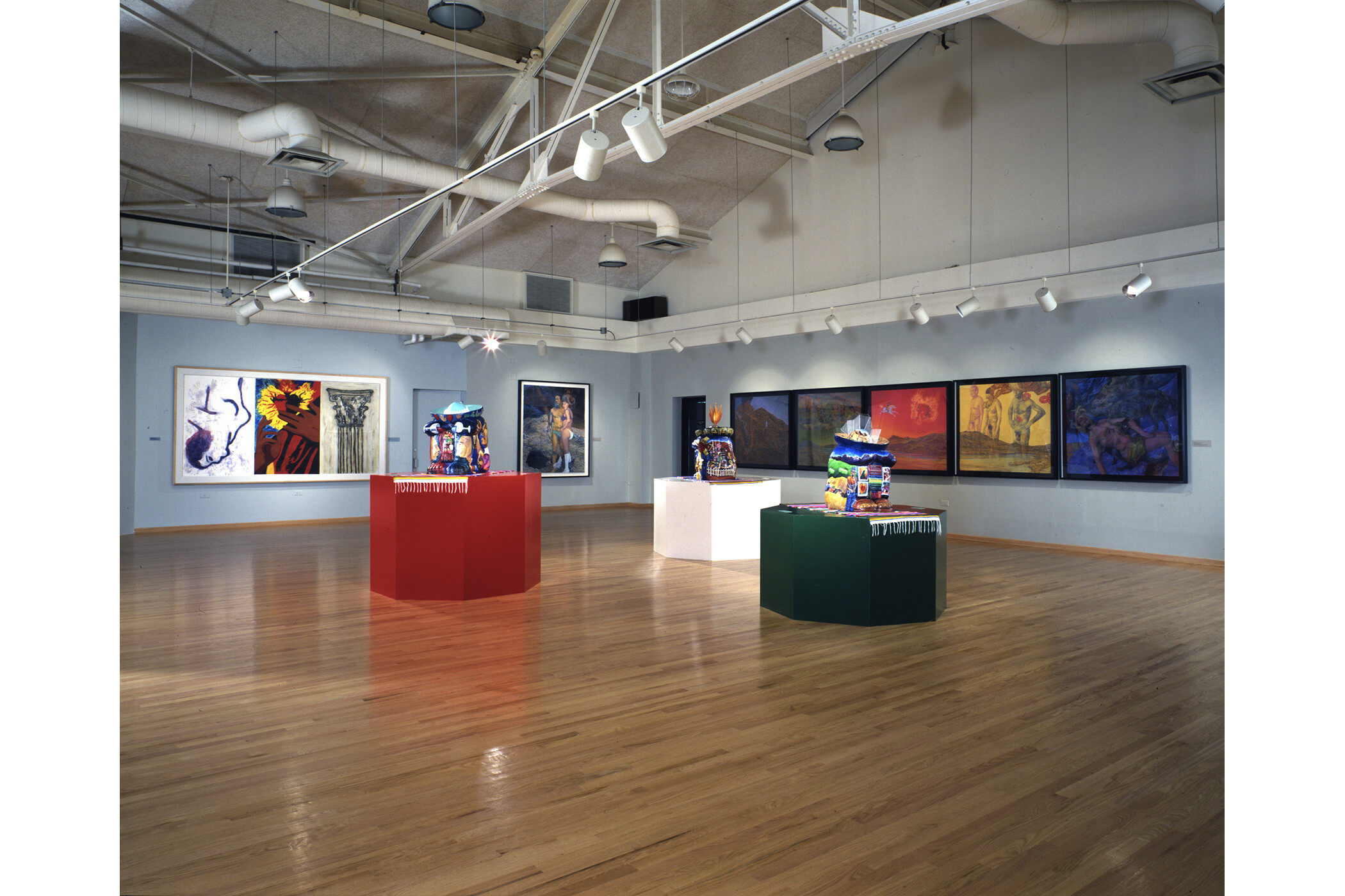 An overview shot of the gallery space.