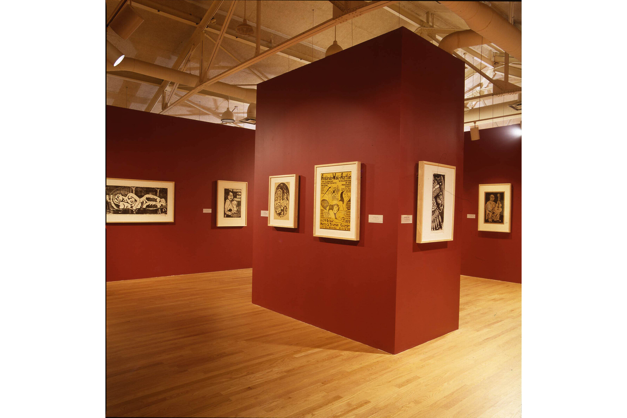 Photo of multiple gallery walls