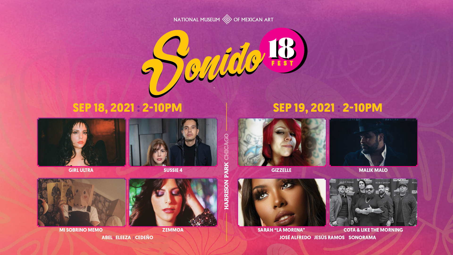 Sonido 18 Lineup